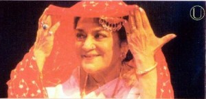 Padmashri Rita Ganguly in the production "Begum Akhtar"