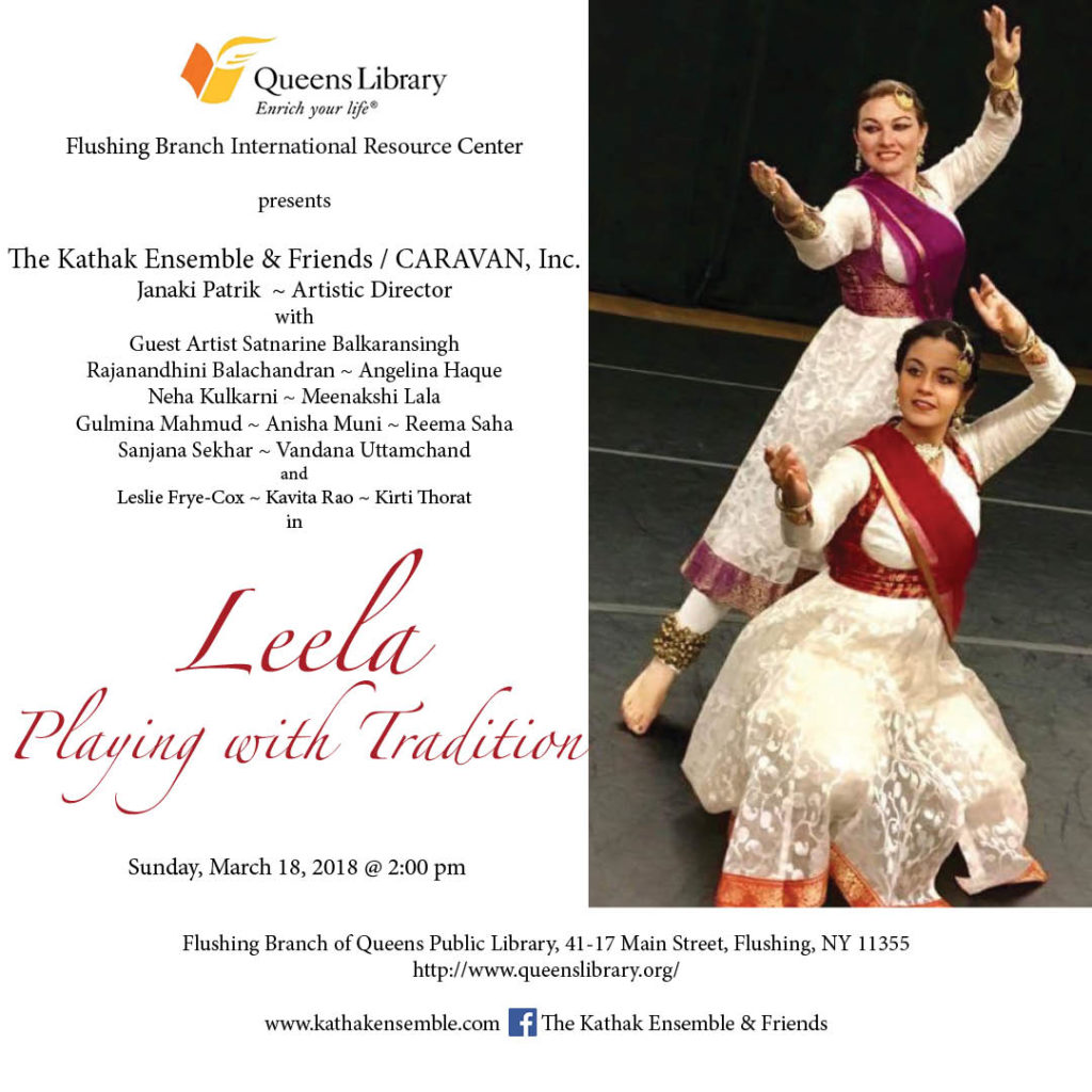 2018 Flushing Library Performance: Leela - Playing with Tradition